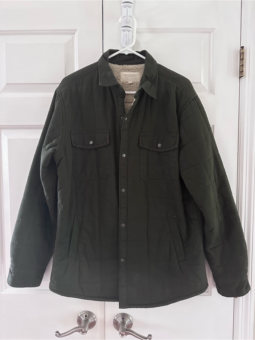 Sonoma Dark Green Shera Lined Jacket Medium